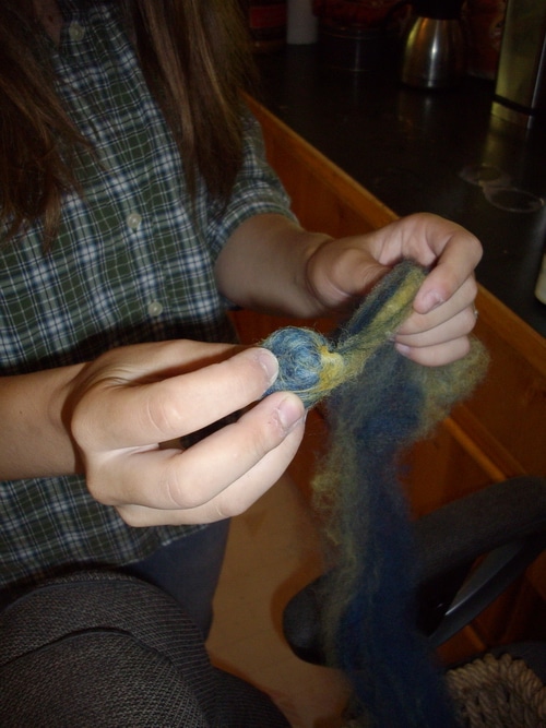 Wool dryer ball 2