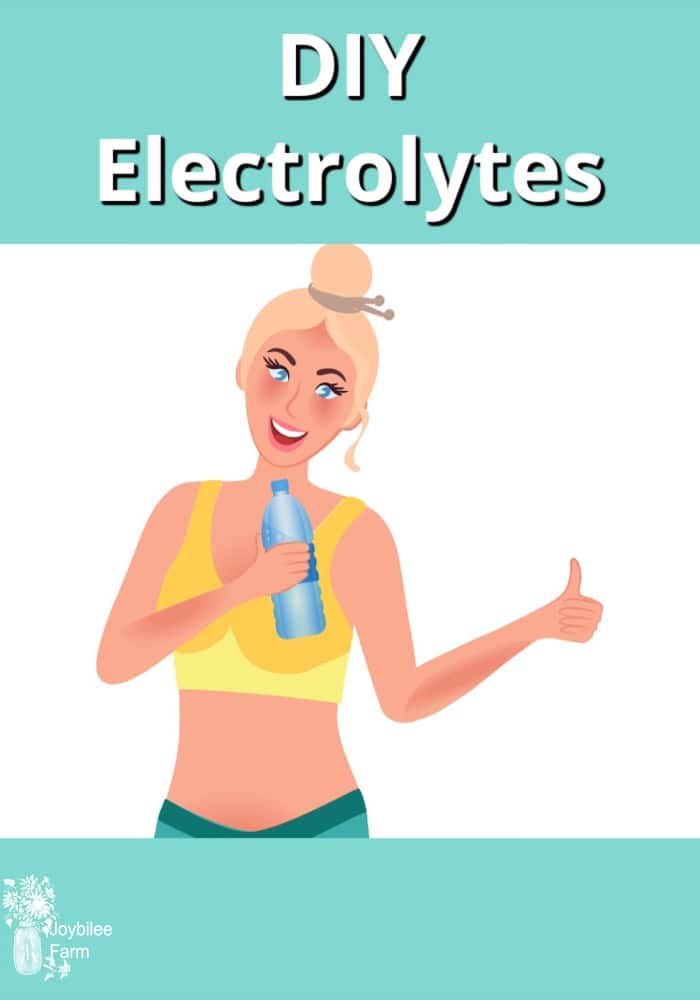 Illustration of exercising woman drinking water