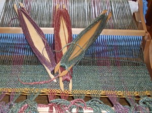 Saori jacket Rigid Heddle weaving for jacket 6