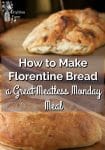 A lovely baked stuffed bread fresh from the oven