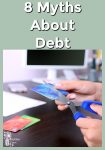 hands cutting up a credit card