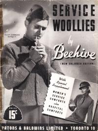 Knitting for the war effort from Beehive yarns