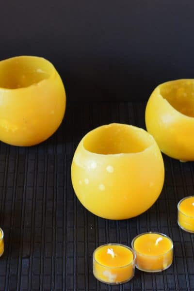 Bees Wax Candle Luminary Tutorial