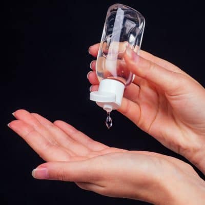DIY moisturizing natural hand sanitizer from flax