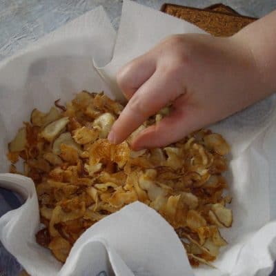 Frugal, Homemade, and Healthy Potato Chips and Veggie Chips