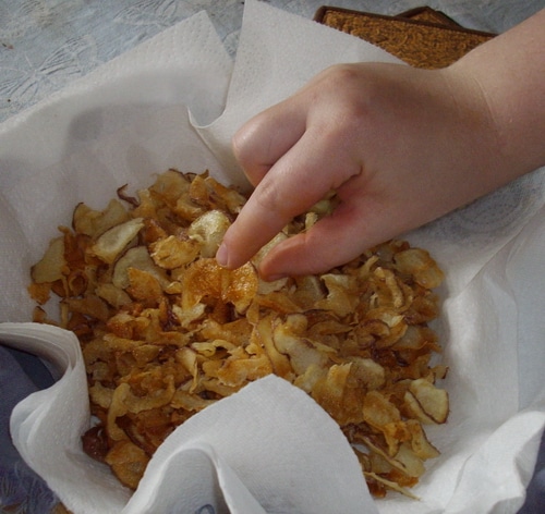 Homemade Healthy Potato Chips
