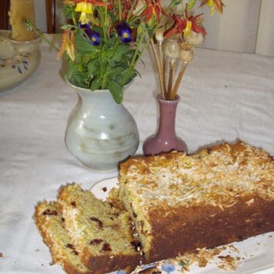 Gluten-Free Coconut Cranberry Bread
