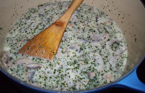 Homemade Cream of Mushroom Soup