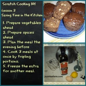 save time in the kitchen