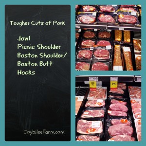 Tougher Cuts of Pork