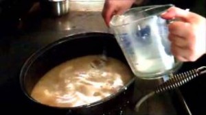 How to make gravy from scratch.