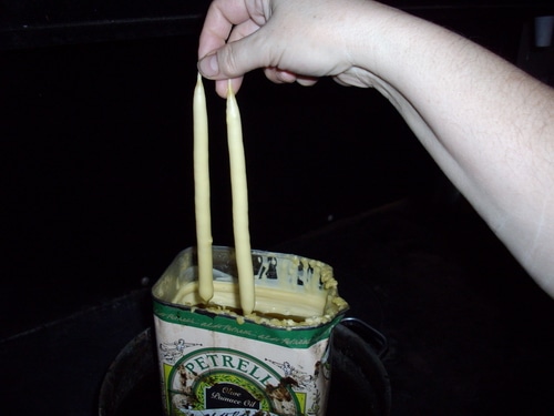 Candle dipping