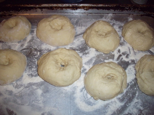 Doughnuts rising