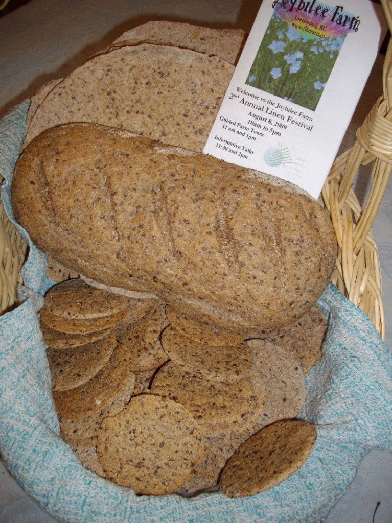 Flax crackers
