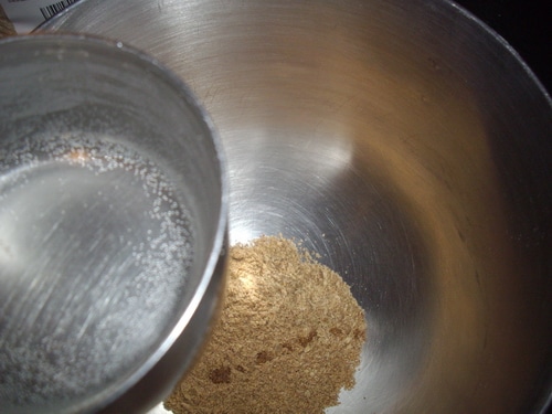 GF Pizza flax mix