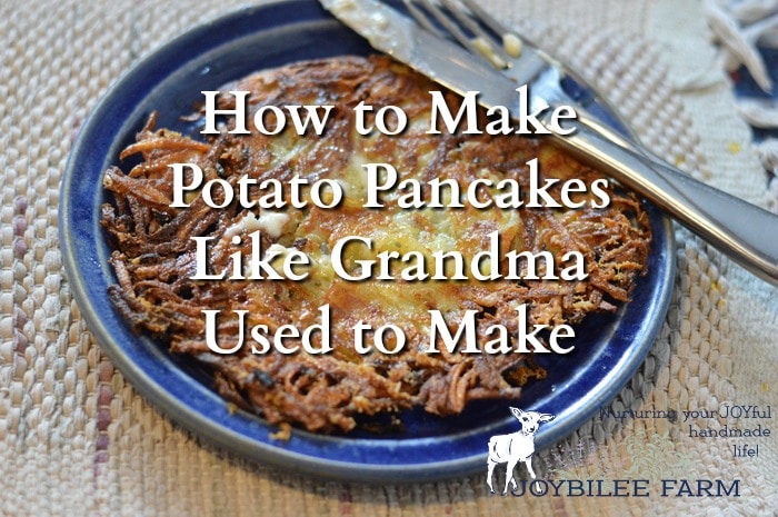 When you learn how to make potato pancakes you have a frugal, simple, but filling meal at your service for any time of day.