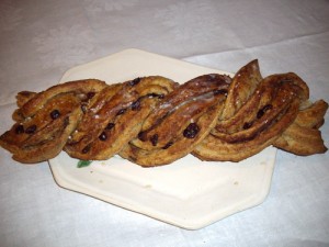 Twist bread done