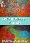 rainbow colored rice