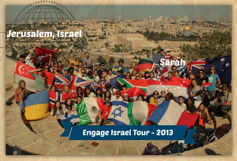 Sarah on mount of olives