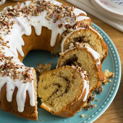 Kefir Pecan Streusel Coffee Cake