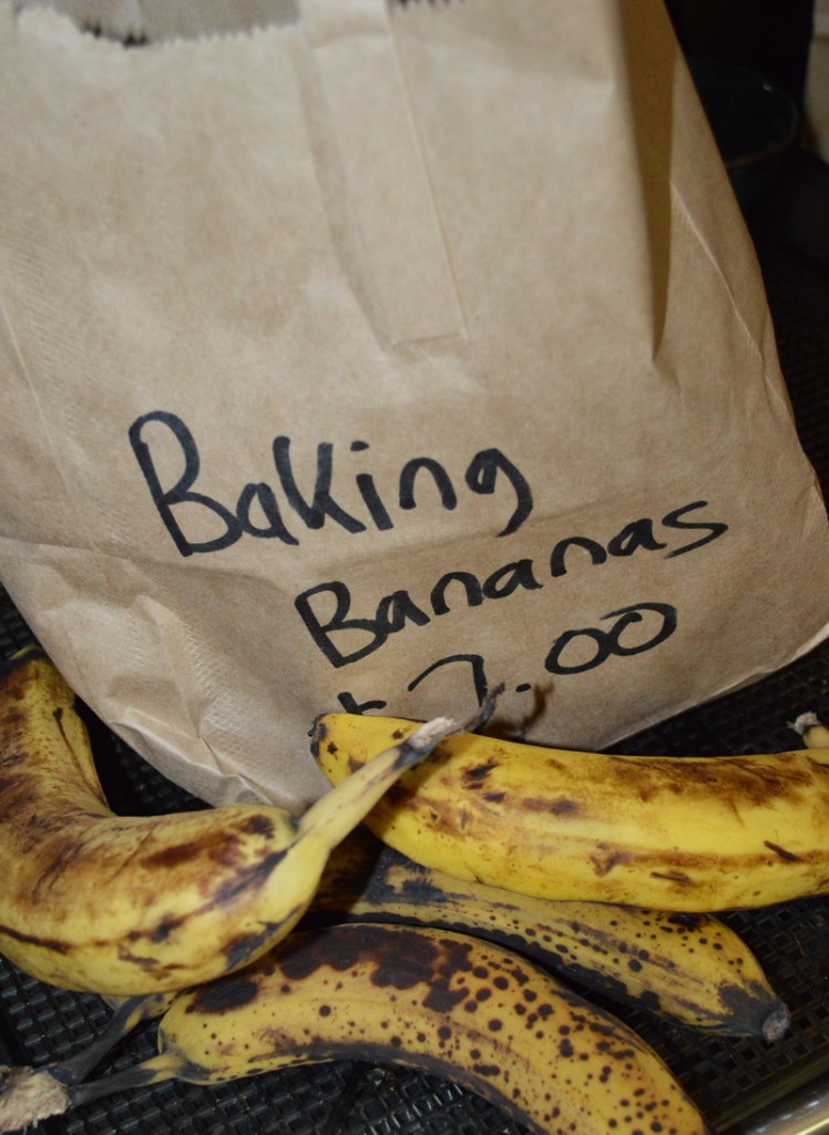 Very ripe bananas on sale