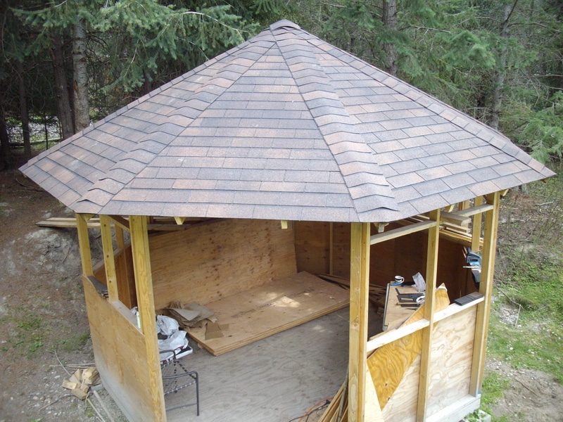 roof going on