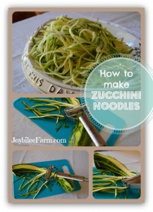 zucchini noodles