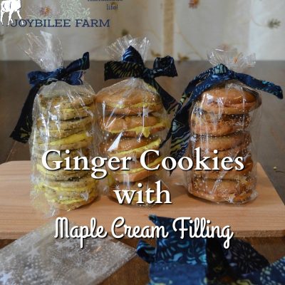 Ginger Cookies with Maple Cream Filling