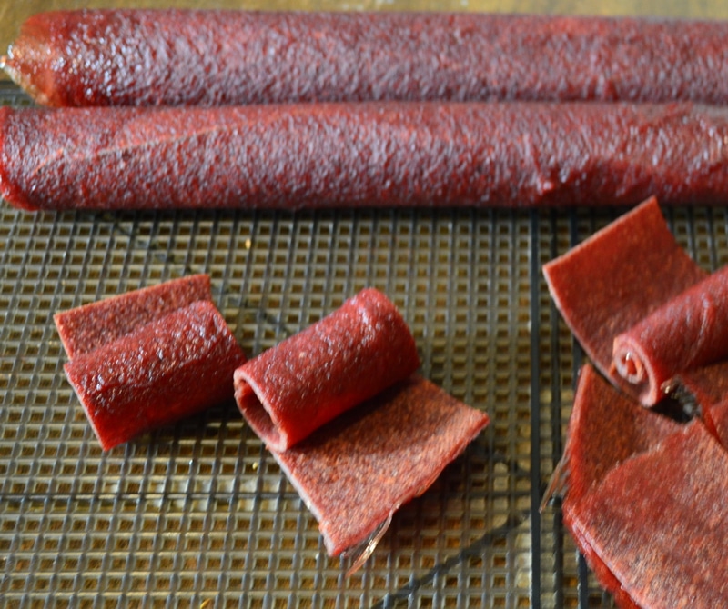 Crab apple fruit roll ups 5