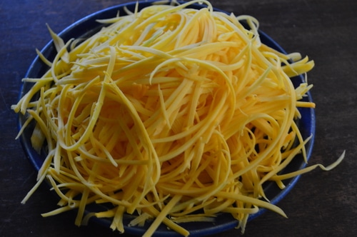 vegetable noodles butternut squash