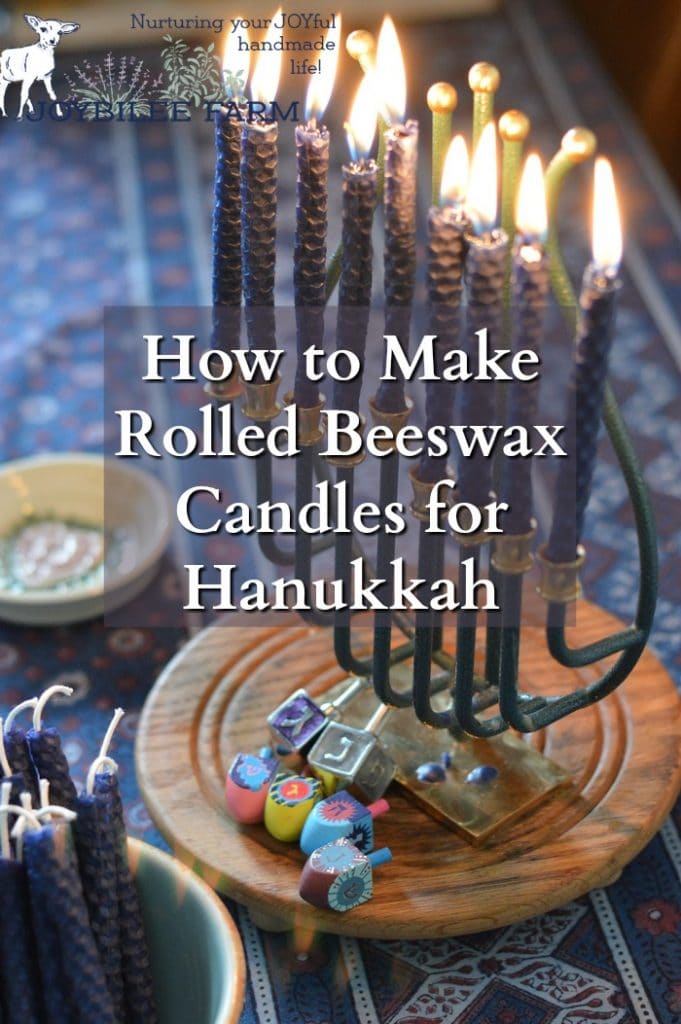 Making beeswax candles for Hanukkah is an easy craft that you can share with children as young as 5. Beeswax candles burn cleanly and dripfree when made with a properly sized wick. Unlike paraffin candles that give off toxic fumes when burning, beeswax candles give off negative ions that clean the air and improve indoor air quality. Make DIY beeswax candles for Hanukkah in about an hour.