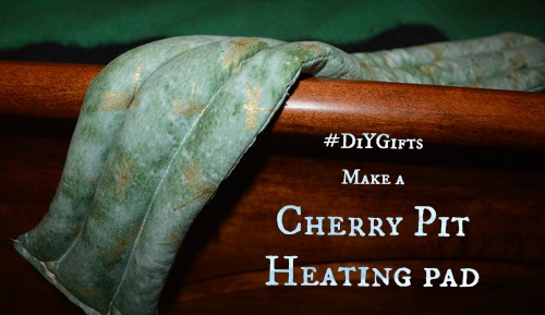Make a cherry pit heating pad