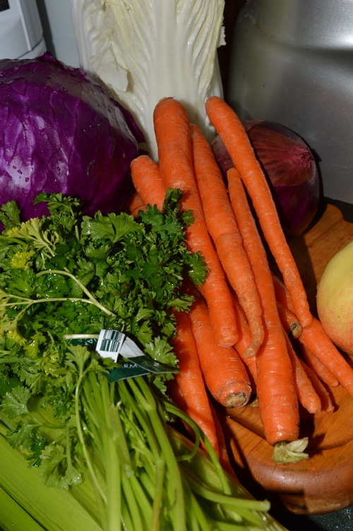 fresh veggies