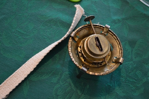 antique oil lamp parts