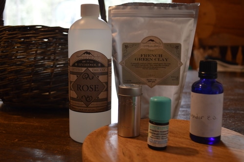 Homemade Facial Mask: French Green Clay and Roses -- Joybilee Farm