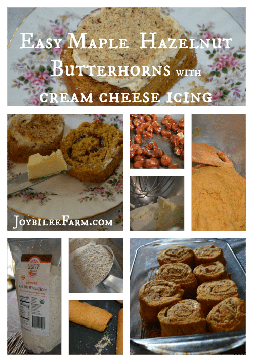 Maple Hazelnut butterhorns -- Joybilee Farm
