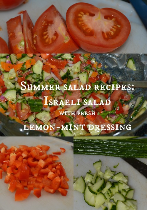 If your growing zone is too warm for lettuce right now, try this make ahead summer salad recipe instead. You might even find yourself grabbing a bowl of Israeli salad for breakfast, like I did this morning.