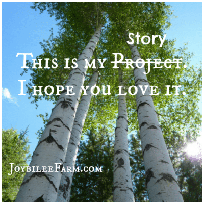 This is My Story! This is My Project!  I hope you love it