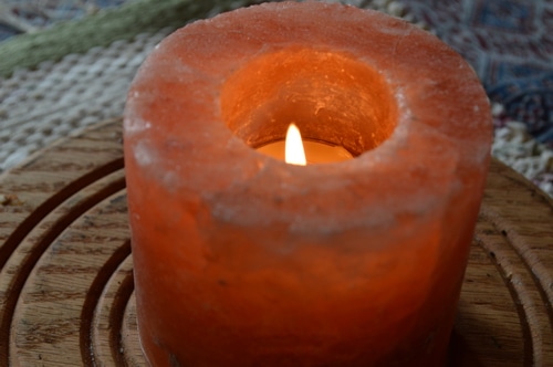 beeswax tea light