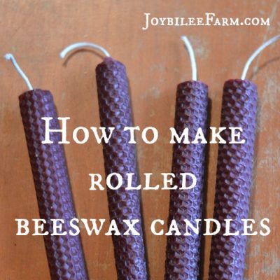 How to make a rolled beeswax candles