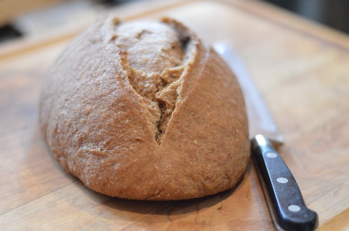 Sourdough is made in 3 stages. First, the starter is created. Second, a pre-ferment is made using the sourdough. Then a bread dough is made using a portion of the pre-ferment.