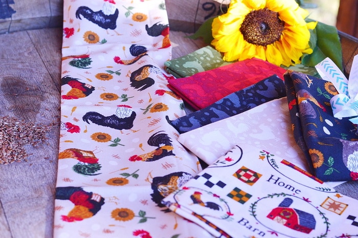 choose colorful fat quarters for this project