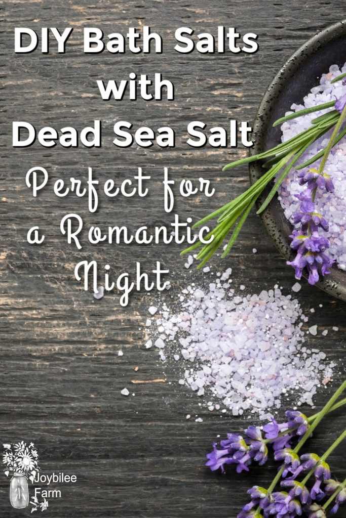 Bath salts and lavender on a black background