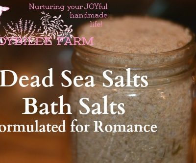 Bath Salts with Dead Sea Salt