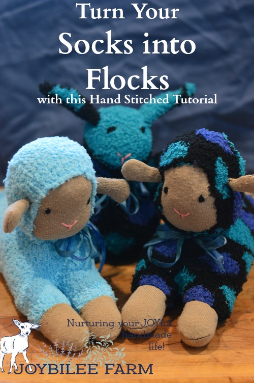 Learn how to make a sock lamb using just hand sewing stitches with this tutorial.
