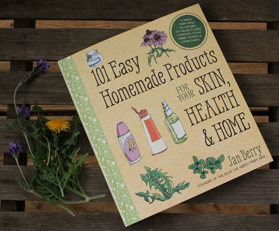Book cover - 101 easy homemade products for your skin, health & home