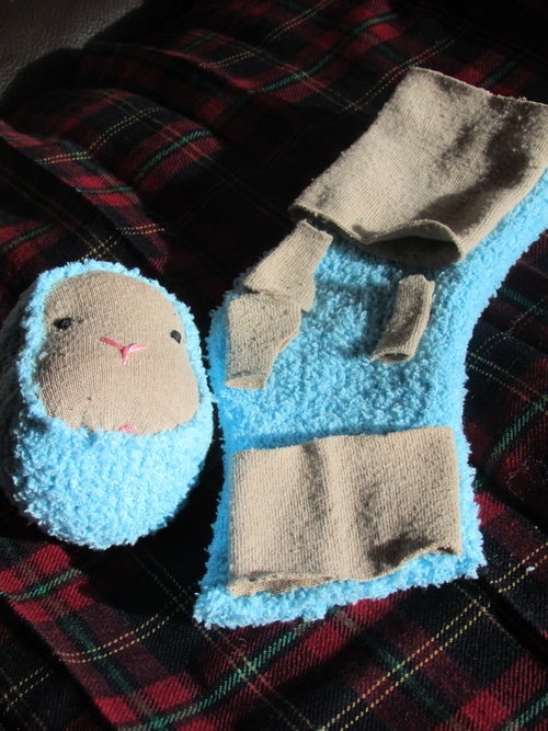 How to cut the smooth sock