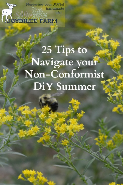 Here are 25 ways that I’ve found helpful to ensure that summer is without conflict between the needs of a Maker’s life and the expectations of our culture. This helps me stay sane and flexible while at the same time keeping my own priorities and expectation at the forefront.