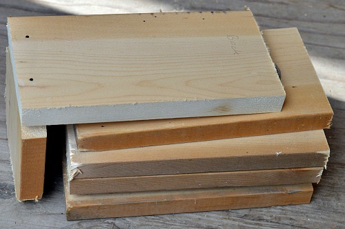 Make a bluebird house from only 1 board