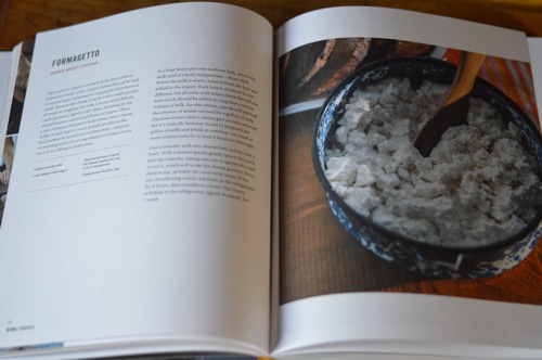 Homecooked chevre recipe